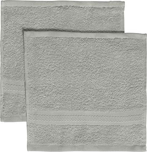 REDBEST Seiftuch 2er-Pack Chicago grau Größe 30x30 cm - saugstark, strapazierfähig, ideal für Reisen, Sport (weitere Farben) von REDBEST