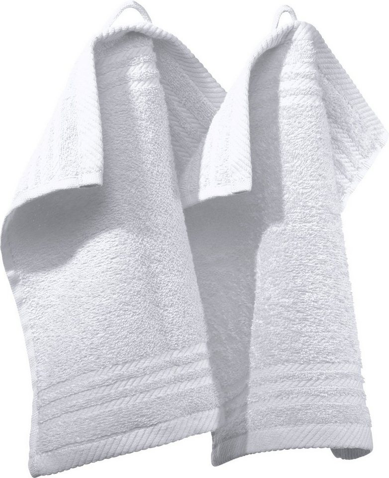 REDBEST Seiftuch Seiftuch 2er-Pack, Frottier (2-St), Walk-Frottier Uni von REDBEST