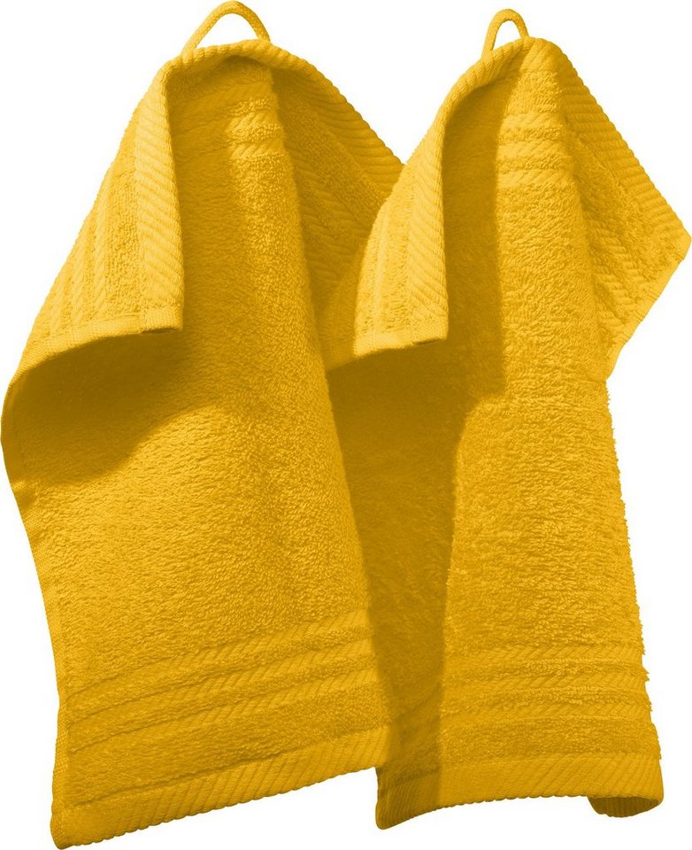 REDBEST Seiftuch Seiftuch 2er-Pack, Frottier (2-St), Walk-Frottier Uni von REDBEST