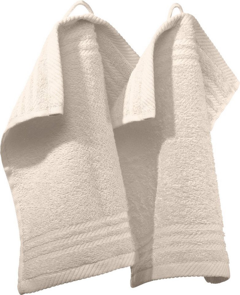 REDBEST Seiftuch Seiftuch 2er-Pack, Frottier (2-St), Walk-Frottier Uni von REDBEST