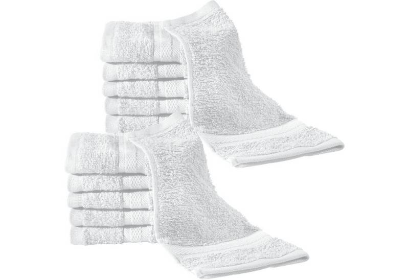REDBEST Seiftuch Seiftuch "Chicago" 12er-Pack, Frottier, Walk-Frottier Uni von REDBEST