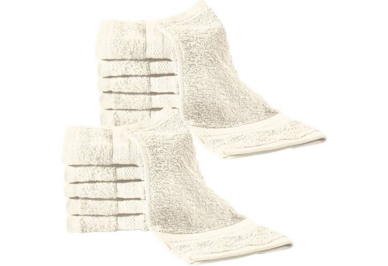 REDBEST Seiftuch Seiftuch "Chicago" 12er-Pack, Frottier, Walk-Frottier Uni von REDBEST