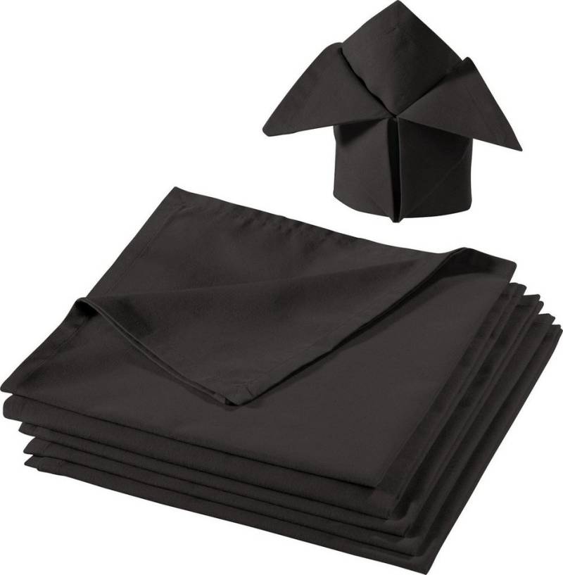 REDBEST Stoffserviette Serviette 6er-Pack "Seattle", Baumwolle Uni von REDBEST