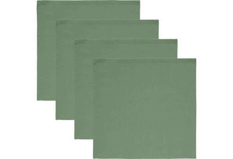 REDBEST Stoffserviette Serviette "Tulsa" 4er-Pack, Baumwolle Uni von REDBEST