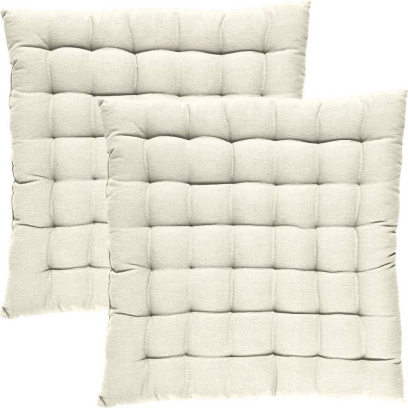 REDBEST Stuhlkissen Stuhlkissen "Tulsa" 2er-Pack, Uni REDBEST Stuhlkissen Stuhlkissen "Tulsa" 2er-Pack, Uni von REDBEST