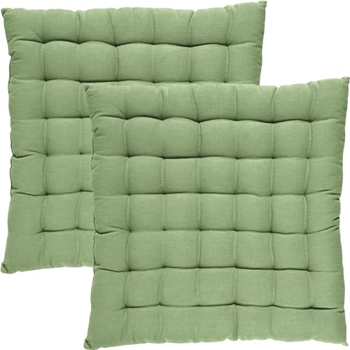 REDBEST Stuhlkissen Tulsa 2er-Pack Pistazie Größe 40x40x3 cm REDBEST Stuhlkissen Tulsa 2er-Pack Pistazie Größe 40x40x3 cm von REDBEST