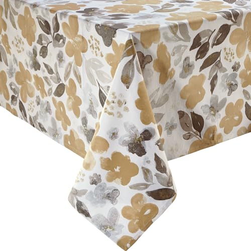 REDBEST Tischdecke Baumwolle beige-grau Größe 130x220 cm von REDBEST