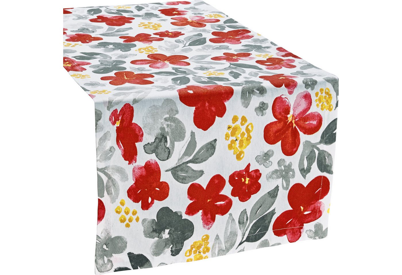 REDBEST Tischdecke Tischläufer (1-tlg), Baumwolle Blumen von REDBEST