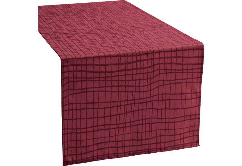 REDBEST Tischdecke Tischläufer "Pasadena", abwaschbar Uni von REDBEST
