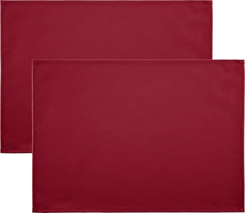 REDBEST Tischset New Orleans 2er-Pack abwaschbar rot Größe 35x50 cm von REDBEST