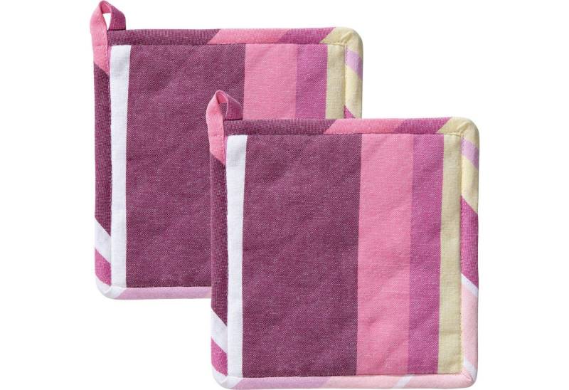REDBEST Topflappen Topflappen 2er-Pack, Baumwolle Streifen von REDBEST
