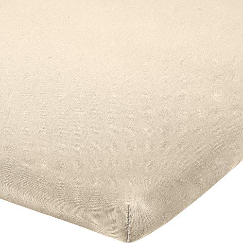REDBEST Topper-Spannbettlaken Denver Elasthan-Jersey-Stretch Natur Größe 180x200 cm - 200x200 cm REDBEST Topper-Spannbettlaken Denver Elasthan-Jersey-Stretch Natur Größe 180x200 cm - 200x200 cm von REDBEST