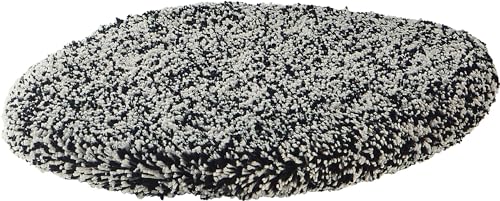 REDBEST WC-Deckelbezug Frisco schwarz-grau Größe 47x50 cm von REDBEST