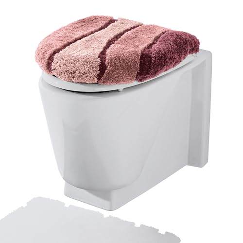 REDBEST WC-Deckelbezug Louisville Altrosa Größe 47x50 cm von REDBEST