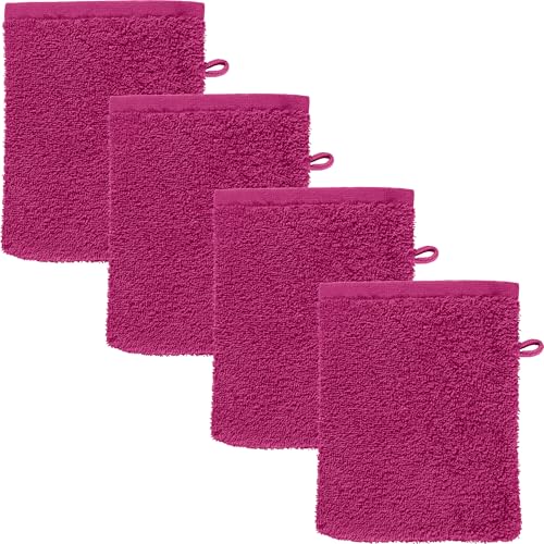 REDBEST Waschhandschuh Oceanside 4er-Pack Walk-Frottier Fuchsia Größe 16x21 cm REDBEST Waschhandschuh Oceanside 4er-Pack Walk-Frottier Fuchsia Größe 16x21 cm von REDBEST