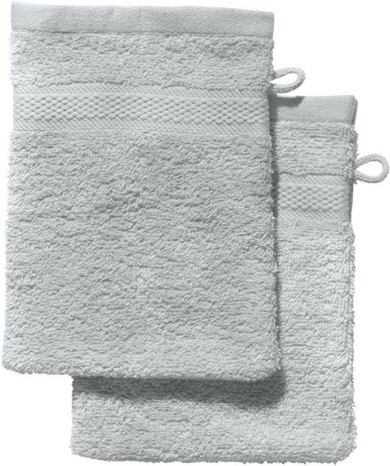 REDBEST Waschhandschuh Waschhandschuh "Chicago" 2er-Pack, Frottier, Walk-Frottier Uni von REDBEST