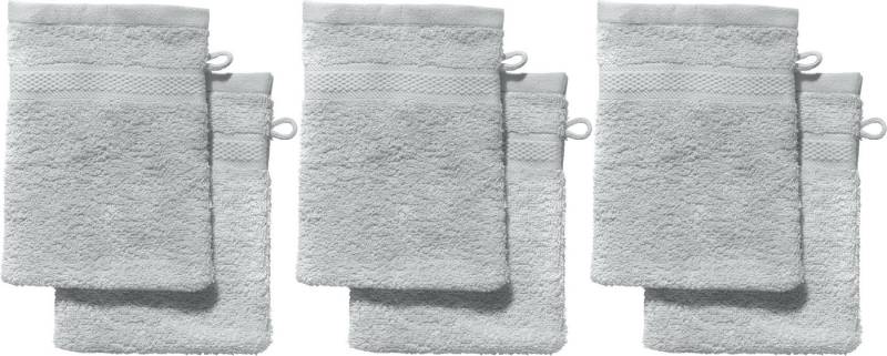 REDBEST Waschhandschuh Waschhandschuh "Chicago" 6er-Pack, Frottier, Walk-Frottier Uni von REDBEST