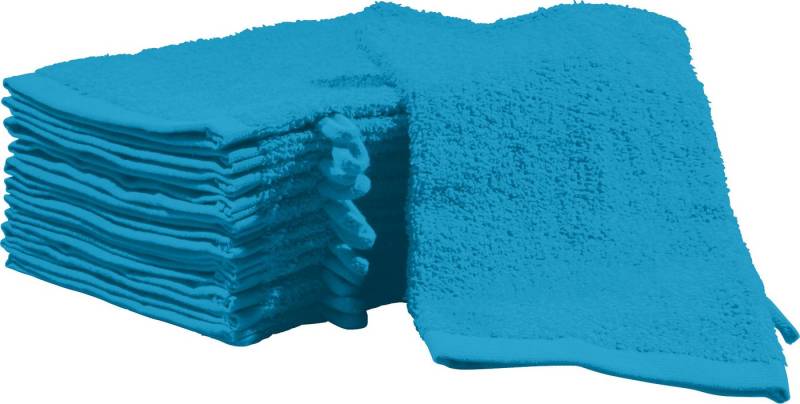 REDBEST Waschhandschuh Waschhandschuh "Oceanside" 12er-Pack, Leichtfrottier, Leichtfrottier Uni von REDBEST