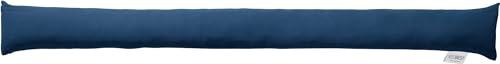REDBEST Zugluftstopper - Türstopper - Windstopper - Luftzugstopper - Windschutz - für Fenster und Türen Serie Seattle - Premium-Qualität - mit Beschwerung dunkelblau Größe 150x10 von REDBEST