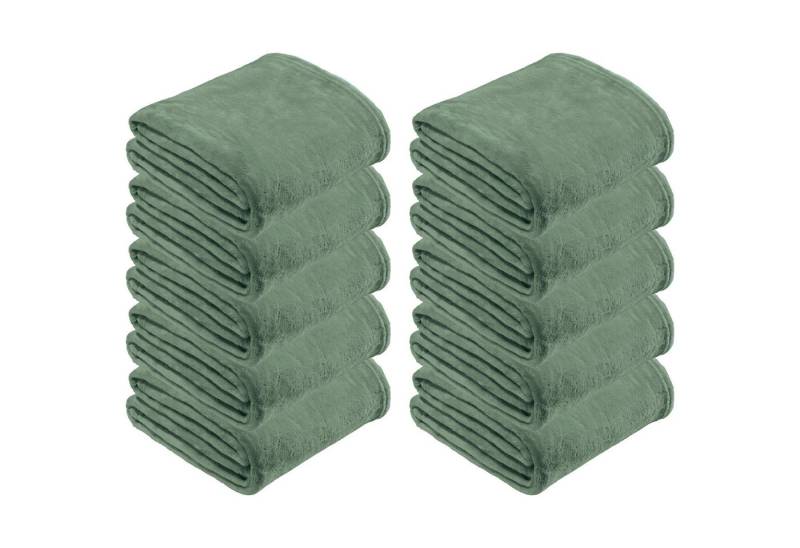 Wohndecke Fleece Wohndecke 10er-Pack "Amarillo", REDBEST, Fleece Uni von REDBEST