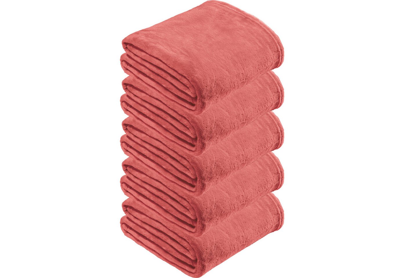 Wohndecke Fleece Wohndecke 5er-Pack "Amarillo", REDBEST, Fleece Uni Wohndecke Fleece Wohndecke 5er-Pack "Amarillo", REDBEST, Fleece Uni von REDBEST