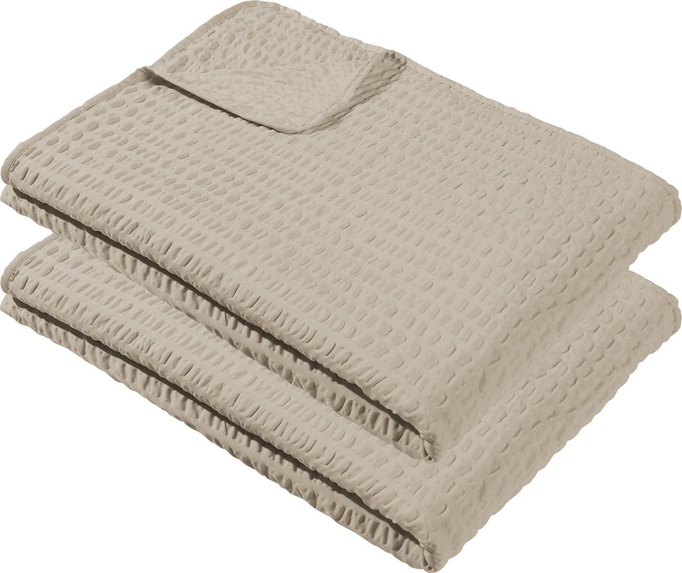 Wohndecke Sommerdecke "Detroit" 2er-Pack, REDBEST, Microfaser-Seersucker Uni Wohndecke Sommerdecke "Detroit" 2er-Pack, REDBEST, Microfaser-Seersucker Uni von REDBEST