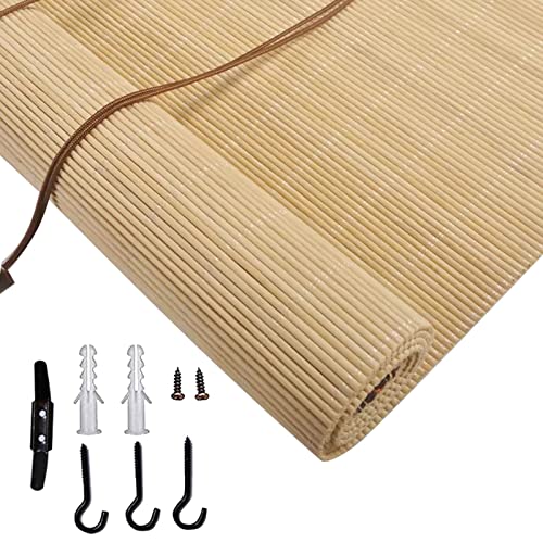 Bambus Rollo Atmungsaktives Bambusrollo Außen 75% Sonnenschutz Sichtschutz Rollo Leicht Zu Montieren Bambus Raffrollo Jalousine Verdunkelungsrollos Für Gärten Fenster Terrassen Pergola (Color : Natur Bambus Rollo Atmungsaktives Bambusrollo Außen 75% Sonnenschutz Sichtschutz Rollo Leicht Zu Montieren Bambus Raffrollo Jalousine Verdunkelungsrollos Für Gärten Fenster Terrassen Pergola (Color : Natur von REDBMX