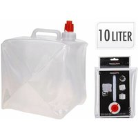 Redcliffs - Faltbarer Kunststoff-Wassertank für Camping, 10 l, 19 x 20 x 25 cm von REDCLIFFS