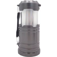 Led Campinglampe 3 Funktionen Campinglaterne Zeltlampe Taschenlampe - grau - Redcliffs von REDCLIFFS