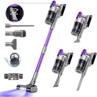 Redkey X18 Stielstaubsauger, 500W 33KPa Akku Staubsauger, Handstaubsauger, 65 Min, 8-in-1 Staubsauger Kabellos mit LED, Intelligenter Automatikmodus von REDKEY