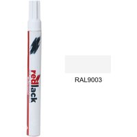 Ausbesserungslack mit Filzstift Signalweiß ral 9003 Seidenmatt Multi-Oberflächen Redlack von REDLACK