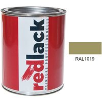 Beigegraue Farbe ral 1019 Matt Multi-Support 1L Redlack von REDLACK