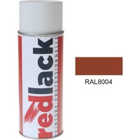 Kupferbraun RAL 8004 Matt Multi-Oberfläche Redlack Sprühfarbe von REDLACK