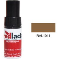 Lackstiftflasche Beigebraun RAL 1011 Glanz Multi-Oberfläche Redlack von REDLACK