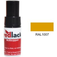 Lackstiftflasche Narzissengelb RAL 1007 Seidenmatt Multi-Oberflächen-Redlack von REDLACK