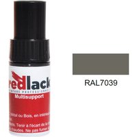 Lackstiftflasche Quarzgrau RAL 7039 Seidenmatt Multi-Oberflächen-Redlack von REDLACK
