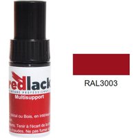 Lackstiftflasche Rubinrot ral 3003 Seidenmatt Multi-Oberflächen Redlack von REDLACK