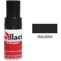 Lackstiftflasche Signalschwarz RAL 9004 Glanz Multi-Oberfläche Redlack von REDLACK