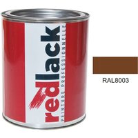 Lehmbraune Farbe ral 8003 Mehrflächenfarbe glänzend 1L Redlack von REDLACK