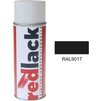 RAL 9017 Verkehrsschwarz Sprühlack Mehrflächenlack Redlack glänzend von REDLACK