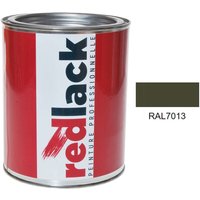 Ral 7013 Matt Multi-Träger Graubraun Lack 1L Redlack von REDLACK