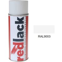 Ral 9003 Signalweiß Seidenmatt Mehrflächen Redlack Sprühfarbe von REDLACK