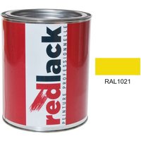 Rapsgelb Lack ral 1021 Seidenmatt Multi-Träger 1L Redlack von REDLACK
