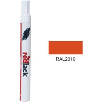 Redlack - Ausbesserungslack Signalorange ral 2010 Seidenmatt Multi-Oberflächen von REDLACK