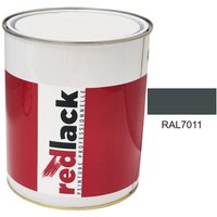 Redlack - Eisengraue Farbe ral 7011 Seidenmatt Multi-Support 3L von REDLACK
