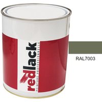 Redlack - Moosgraue Farbe ral 7003 Seidenmatt Multi-Support 3L von REDLACK