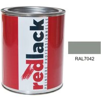 Redlack - Verkehrsgrau a ral 7042 Seidenmatt Mehrschichtlack 1L von REDLACK