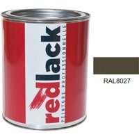 Redlack - nato Camouflage Braun Farbe ral 8027 Multi-Oberfläche glänzend 1L von REDLACK