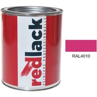 Telemagenta ral 4010 Seidenmatt Mehrflächenfarbe 1L Redlack von REDLACK