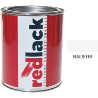 Verkehrsweißlack RAL 9016 Seidenmatt Multi-Support 1L Redlack von REDLACK